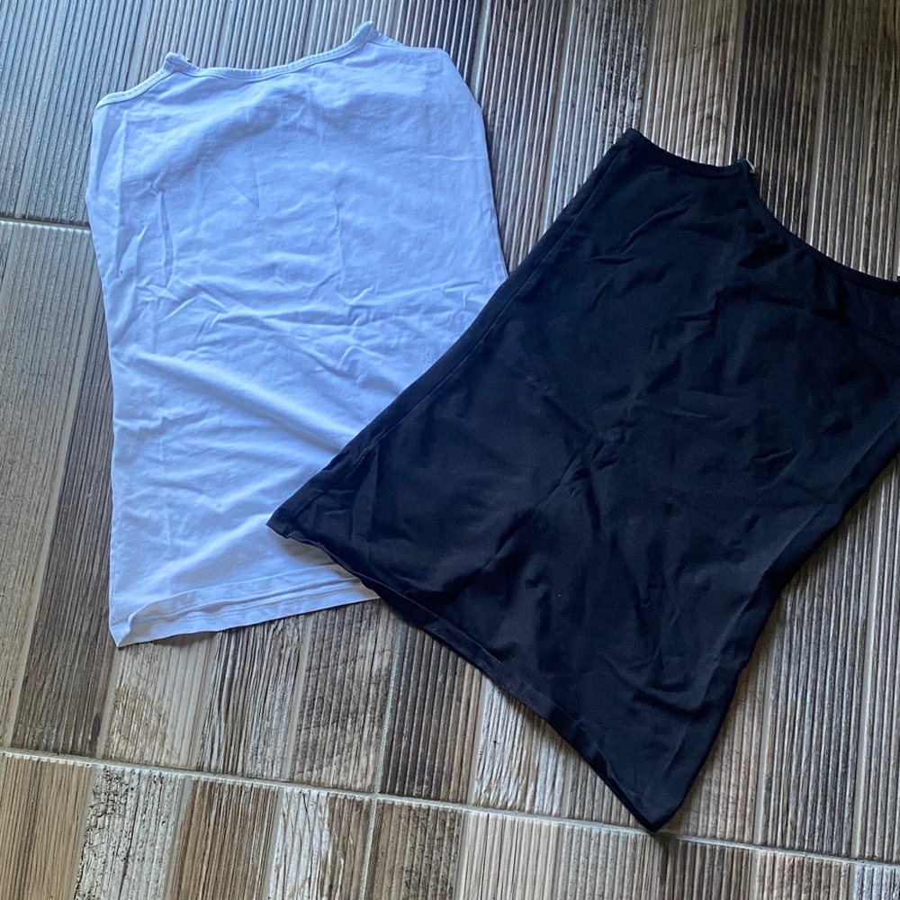 2Undercover Mama Black and White Tank Tops